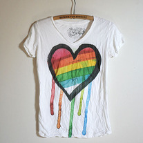 Watercolor Heart Tee