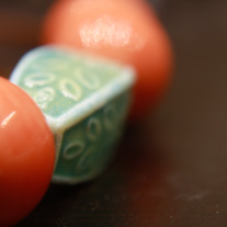 Salmon Melons, Mint Mignonettes Necklace