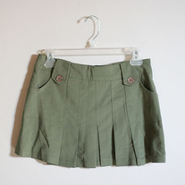 Military Green Skirt