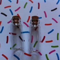Miniature Glass Bottles (2)