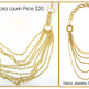 Layered Open Link Gold Necklace - Thumbnail 1
