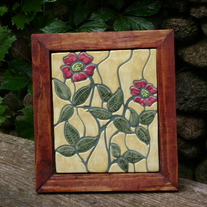 Framed Antique Roses