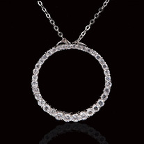 Journey Style CZ Necklace & Earring Set