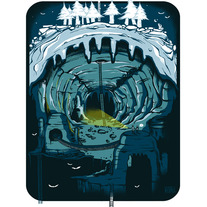 The Spelunkers - Screenprinted Art Print