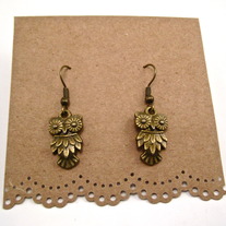 Dainty Owl Earrings