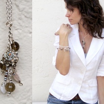 Topaz Shells Pendant