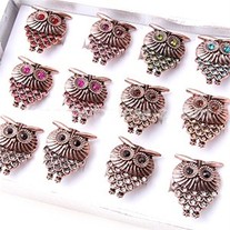 Owl Rings - Various Colors