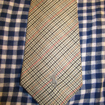 Polo Plaid Cotton Tie