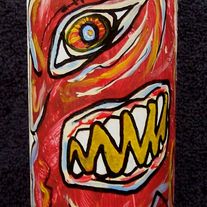 Super Crunch Action - original painting on spray can