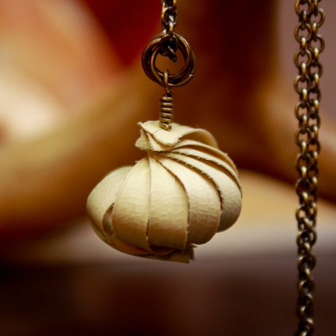 Spirograph Blessed Palm Pendant Necklace