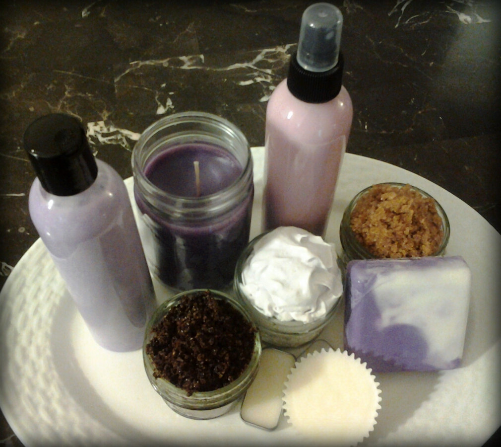 Ultimate Body Package (Lotion Bar, TyeDye Soap, 2 different body scrubs