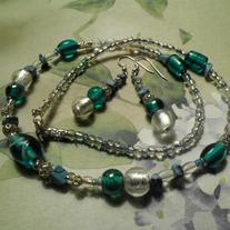 Icicle Necklace and Earring Set