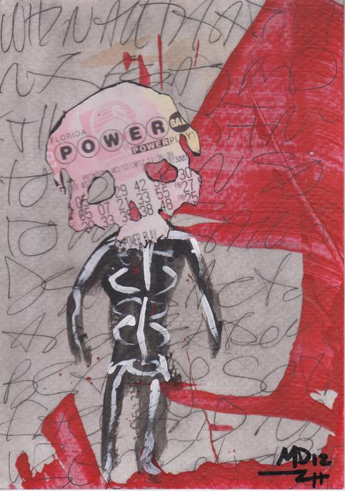 POWER NINE - original painting by Matt Deterior 9