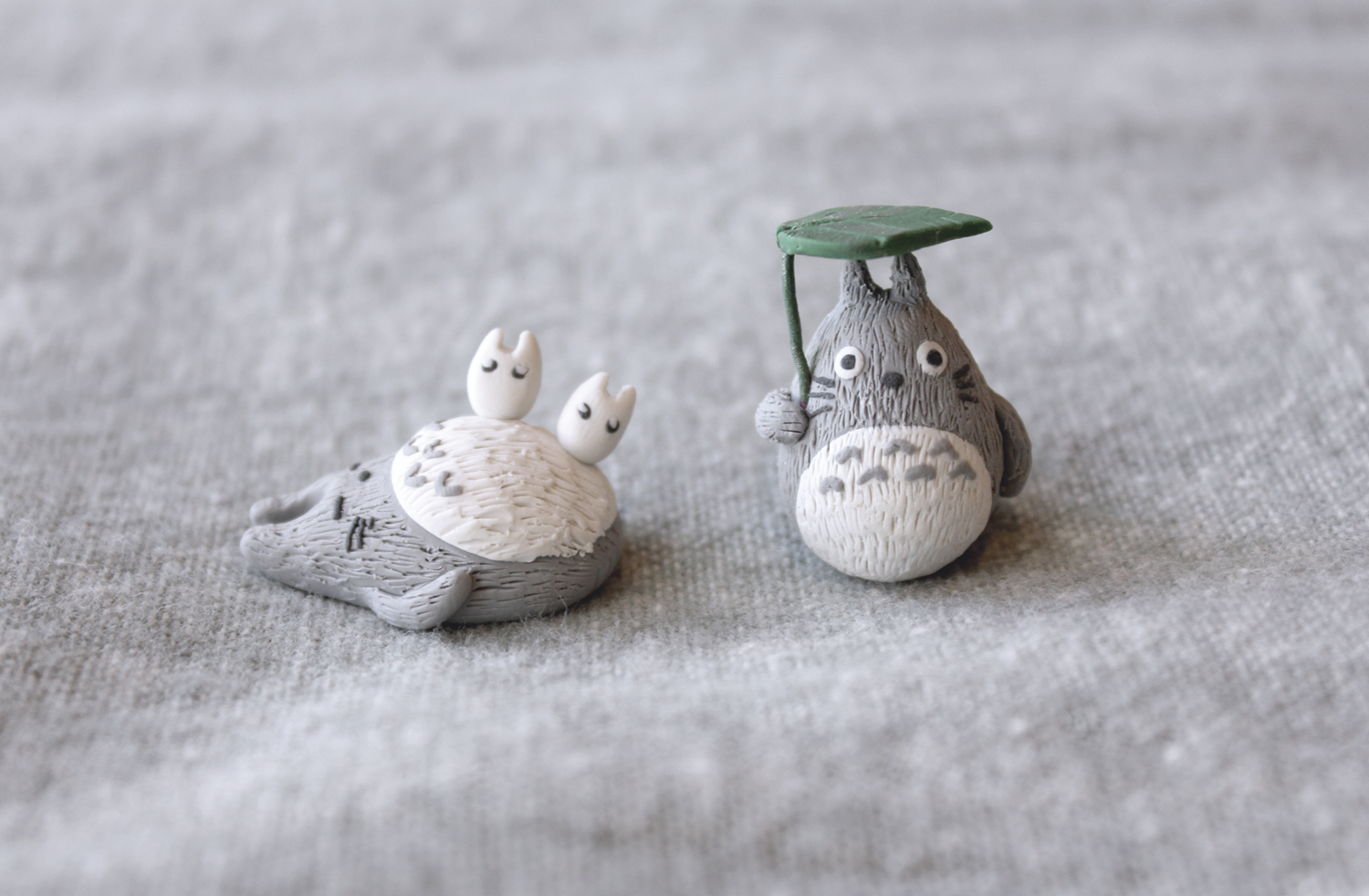 Totoro Figurine Handmade Studio Ghibli Anime on Storenvy