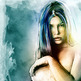 Jessica Biel Digital Painting - signed museum quality giclée fine art print 16" x 20" - Thumbnail 1