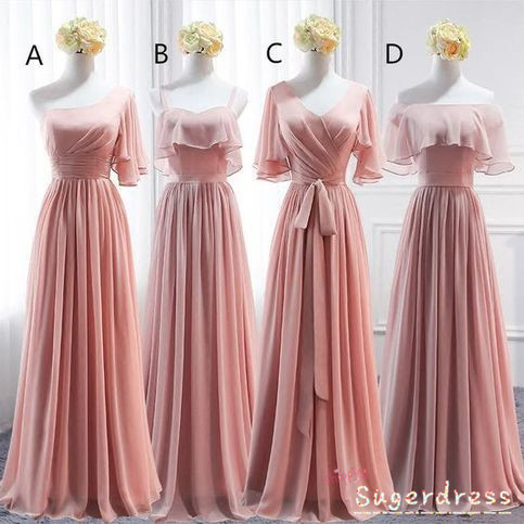 Simple Flowy Chiffon Lace-Up Prom Dress on Storenvy