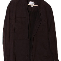 Christopher and Banks Brown Button-Up Jacket 3x