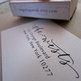 Custom Calligraphy Address Stamp -- Mixed Calligraphy and type - MODERNE Style - Thumbnail 2