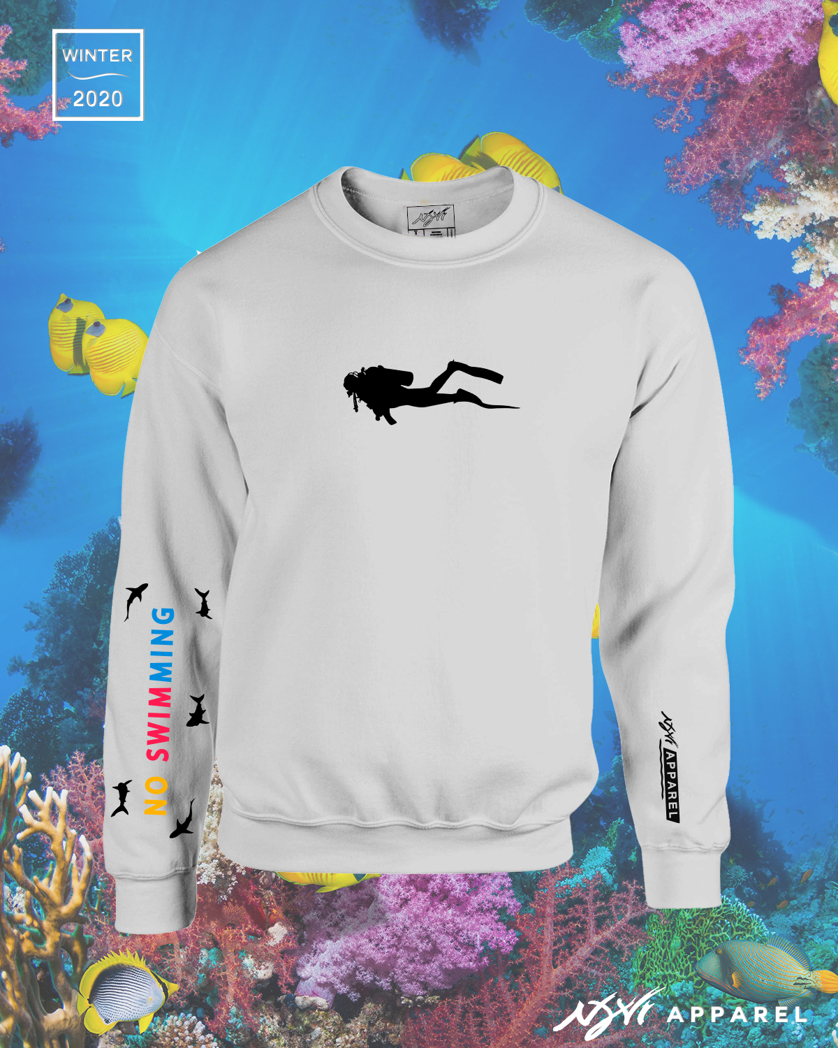 White Scuba Sweatshirt · The Nyví Life · Online Store Powered by Storenvy