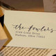 Custom Calligraphy Address Stamp -- Mixed Calligraphy and type - MODERNE Style - Thumbnail 4
