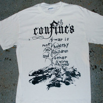 Confines - 'War is not healthy' T-shirt