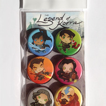 Little Benders button set!