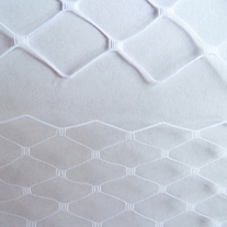 White 12 inch Merry Widow Veil  - Thumbnail 4
