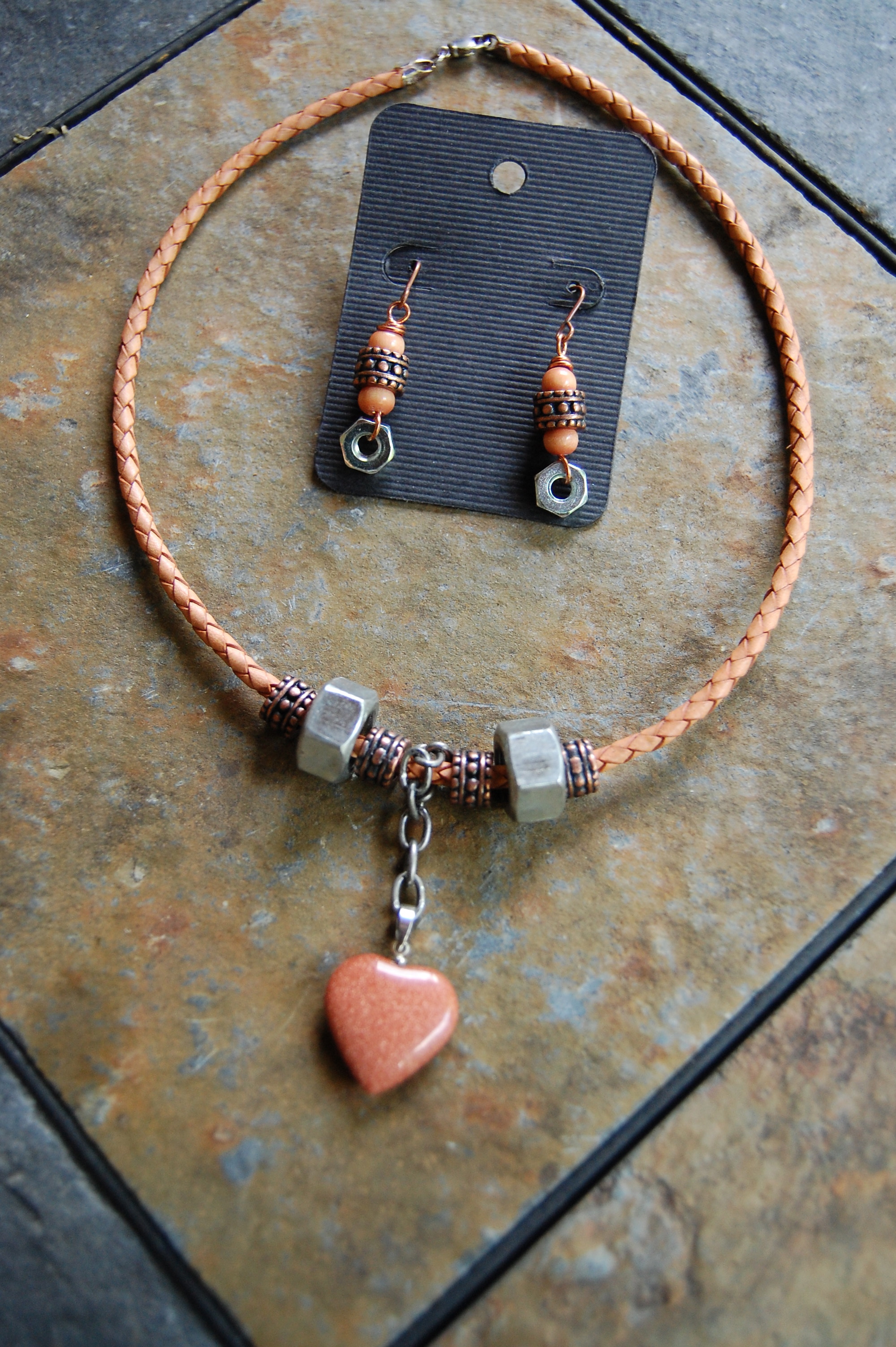 Hardware Necklace & Earrings Set on Storenvy