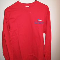 Cotton T-Shirt, Long Sleeve (Red)
