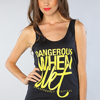 The Dangerous When Wet Tank in Navy