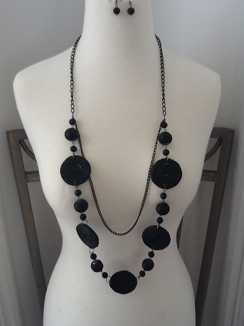 Chain of Circles Necklace Set