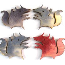 wood beast magnet