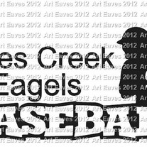 Baseball Player Vinyl Decal Customize with Favorite Players Name Number or School