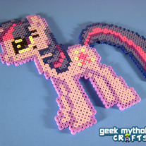 Twilight Sparkle My Little Pony Perler Bead Sprite