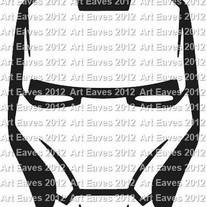 Iron Man Head Vinyl Decal