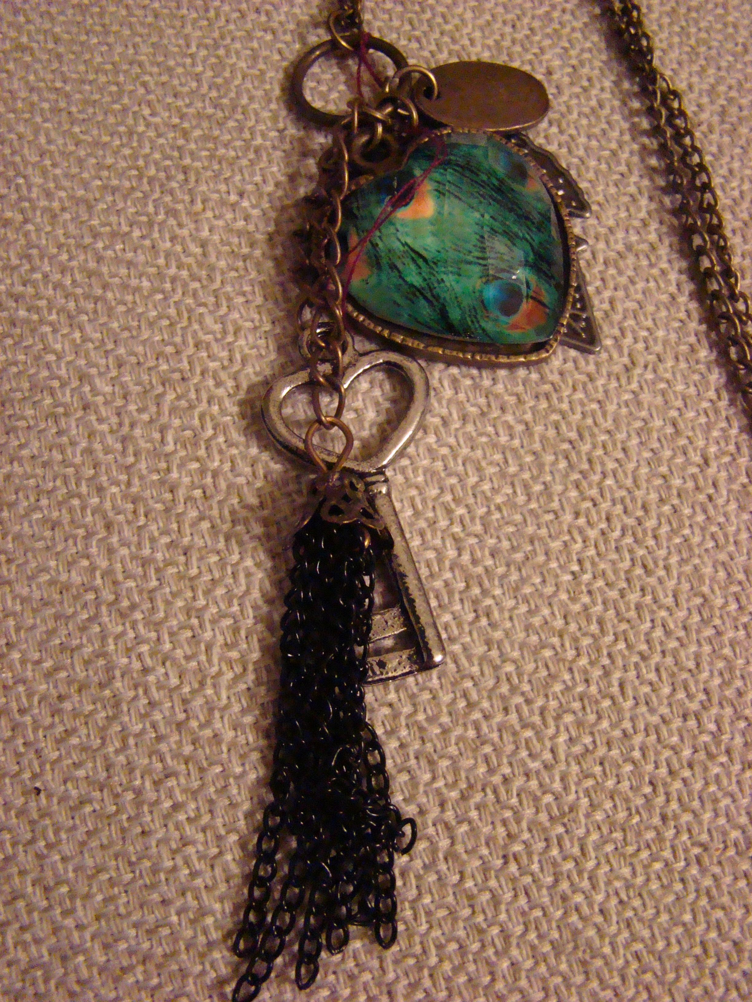 Long Charm Necklace on Storenvy