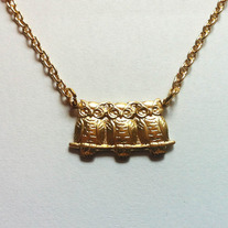 Three Owls Necklace