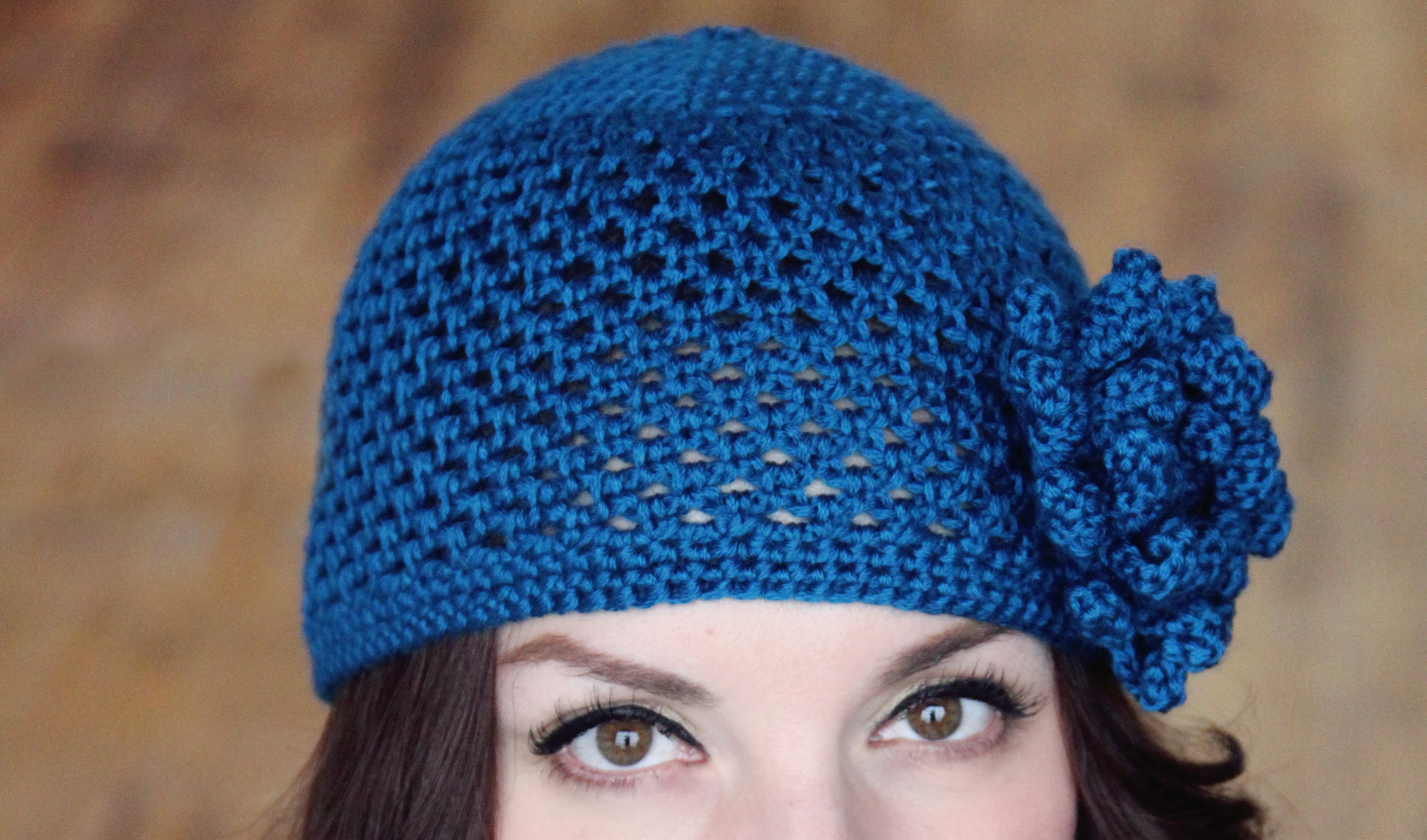 CROCHET PATTERN Hat Cloche with Flower The Veronica ...