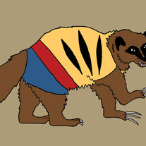 Wolvorine dressed as Wolvorine, 5x7 print