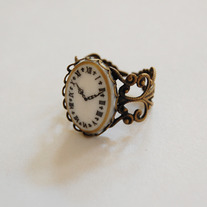Victorian clock ring - Thumbnail 2
