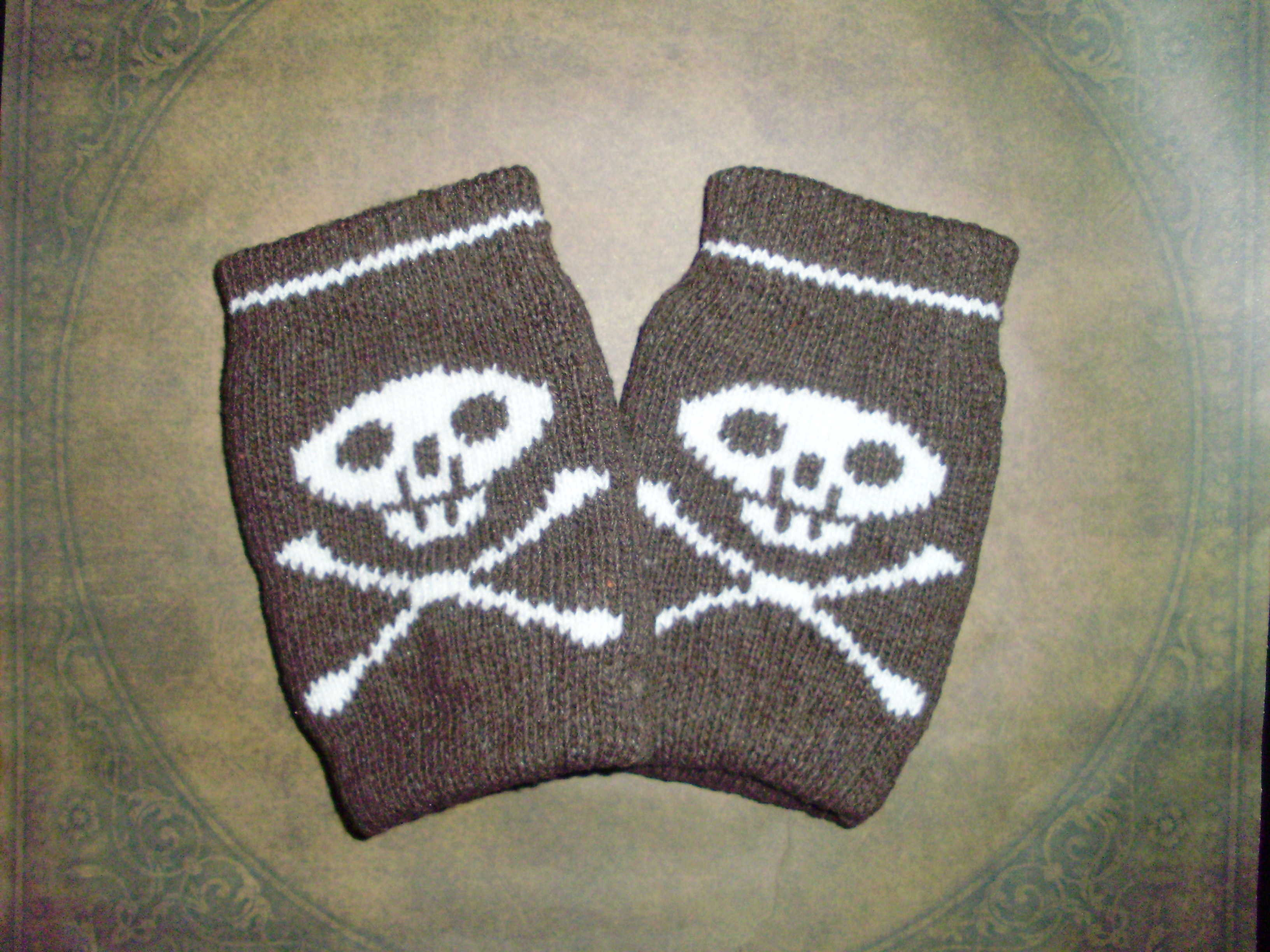 Fingerless Skull Gloves on Storenvy
