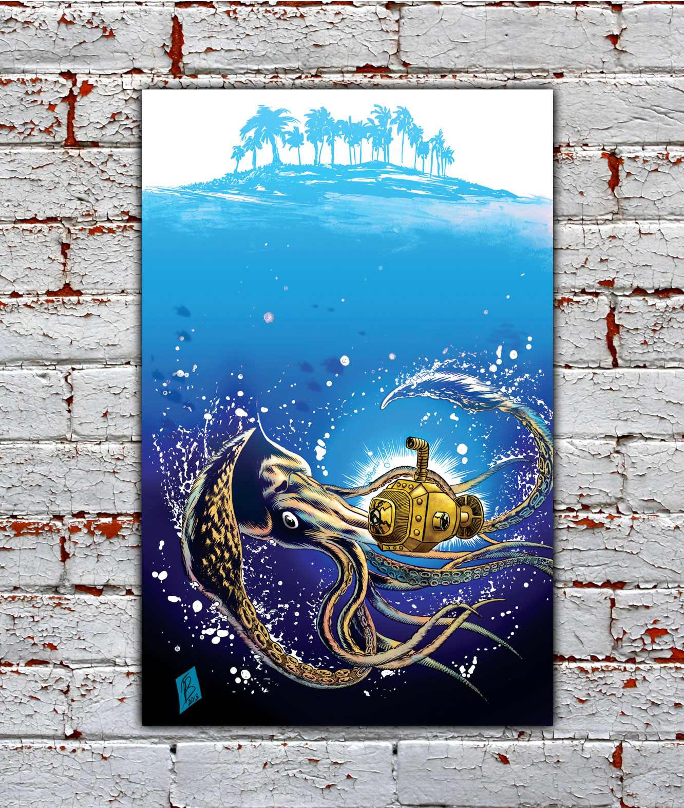 Beneath the Surface 12x18 Art Print on Storenvy