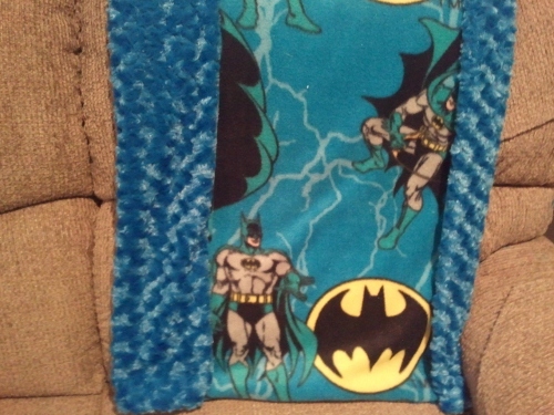 batman baby blanket