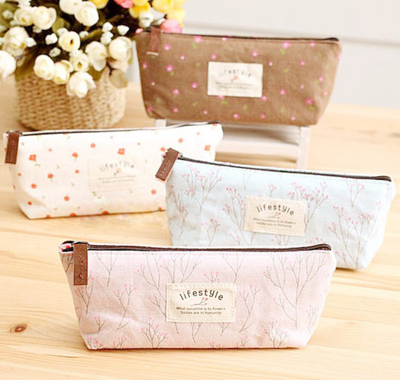 floral pencil case on storenvy