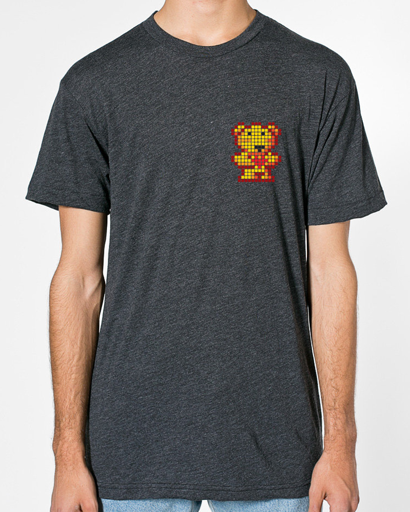 pocket pixel bear gray on storenvy