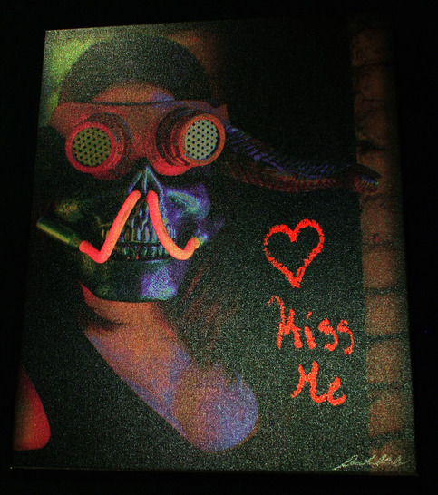 Kiss Me ~ Fantasy Apocalypse Art Graffiti ~ Limited Edition Print ~ 16