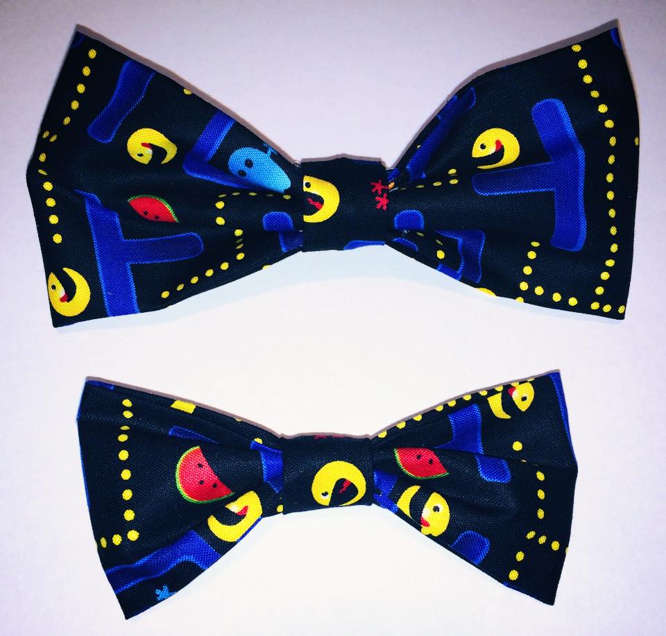 80s Video Game Arcade Print Hair Bows Damefatale Clothing