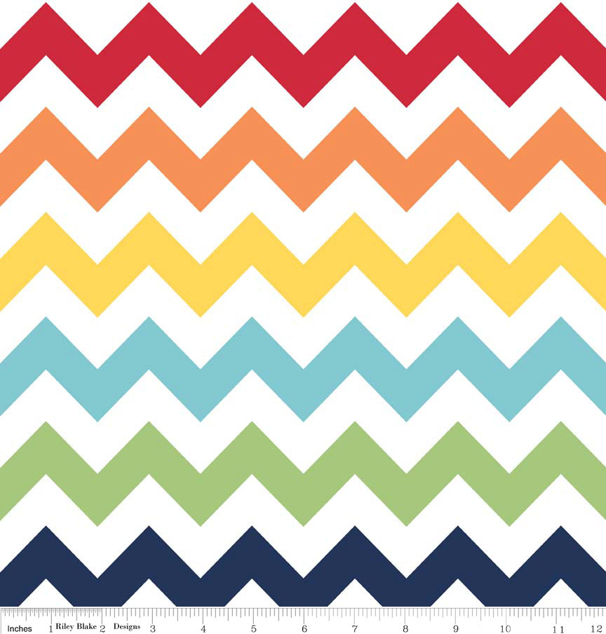 Cotton Nursing Pillow Cover Rainbow Print