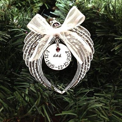 dad angel ornament