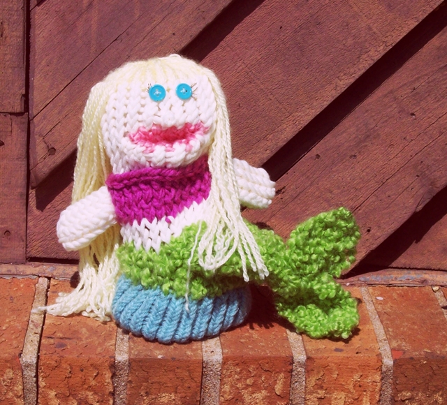 Blond Mermaid Puppet on Storenvy